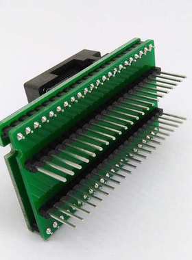 -下压-双qfp44 测试14座金0 座8 .双层板-触点44 otq烧录 芯片