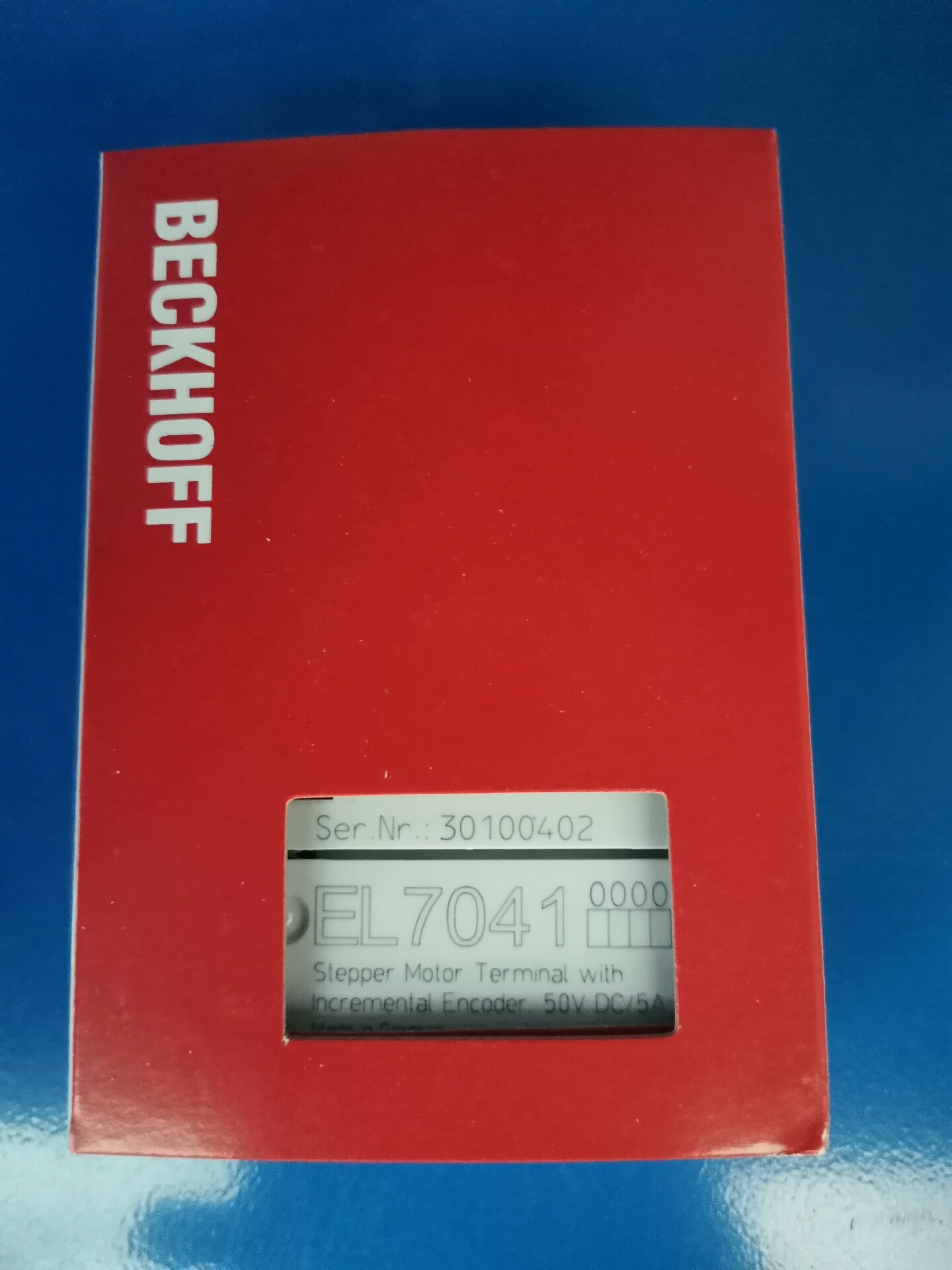 倍福EL7041-0000 全新带包装，议价出，有几个，当天