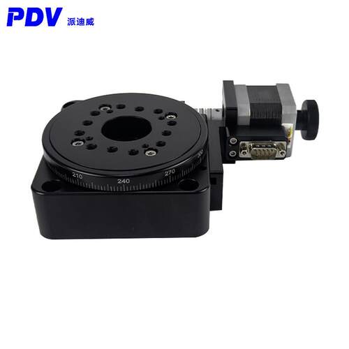 PX110-100电动旋转台/角度转台位移台平移台分度盘角度盘