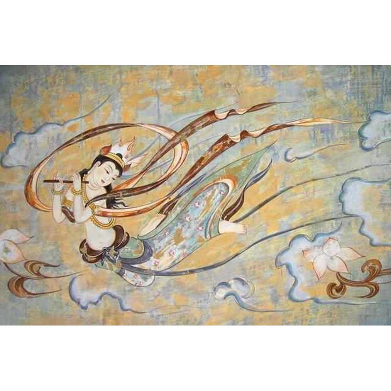 仿真diy泥板美术体验敦煌体验教育仿古用品画套装研绘画绘画学