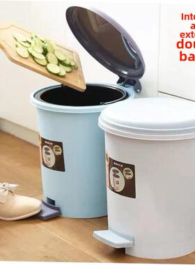 Garbage can toilet trash can kitchen Dustbin with cover bin