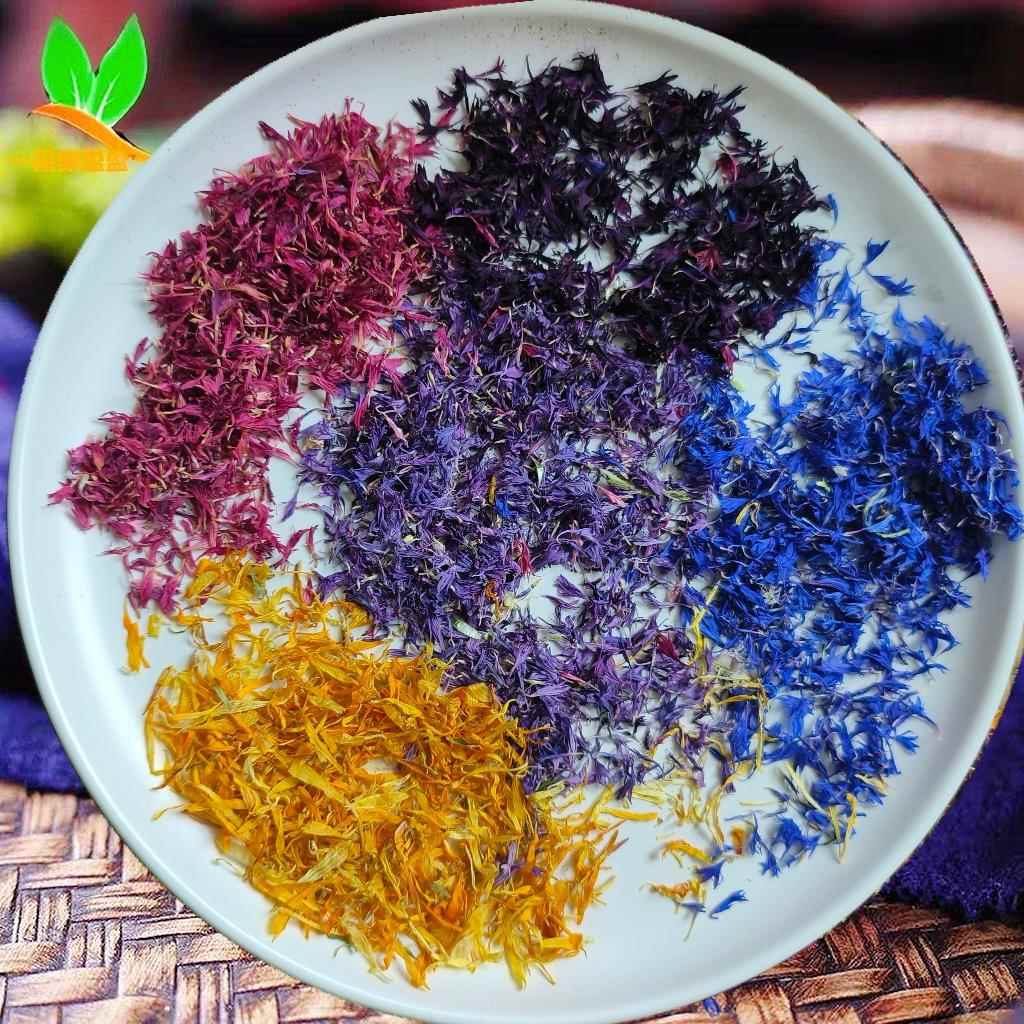 双子多色花瓣 混合矢车菊花瓣 diy手工制作花瓣不可食用花瓣包邮