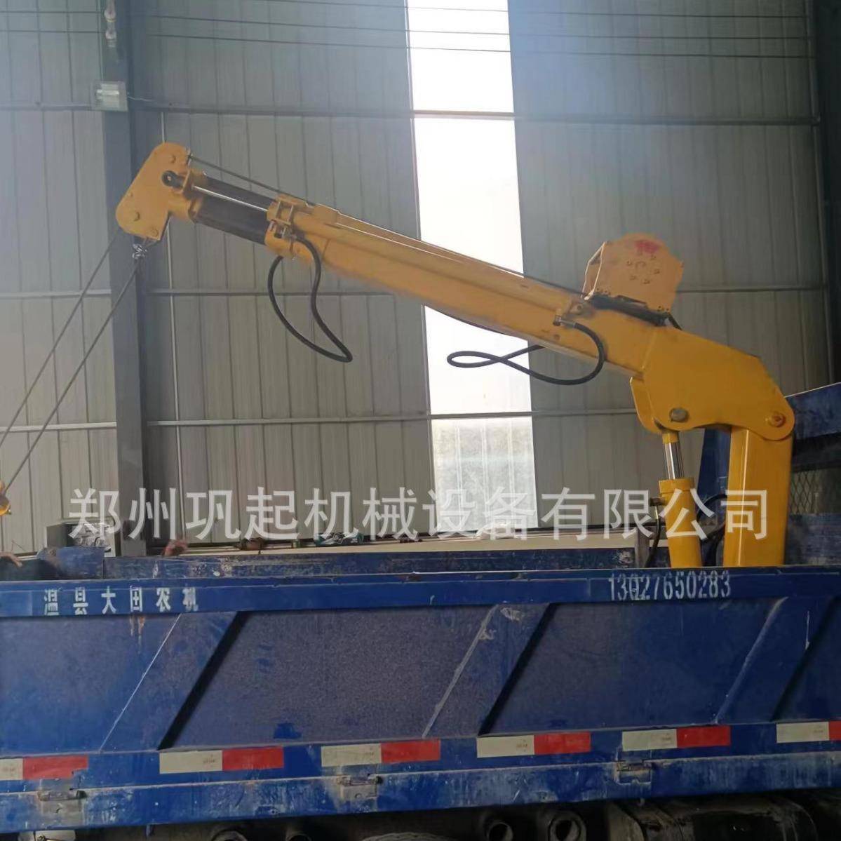 随车起重机农用车轻卡拉树苗园林绿化吊运机汽车固定液压随车吊