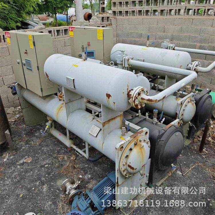 出售二手螺杆式冷水机 工业制冷机 低温化工冷却机制冷设备 回收