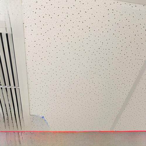 北丰矿棉板600x1200办公室吊顶防火防潮吸音天花板大板60x120厘米
