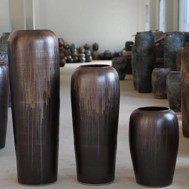 厂家直销 景德镇陶瓷 复古花瓶落地大花瓶颜色釉酒店会所 批发,家居饰品,花瓶,淘宝优惠券,粉丝福利购,淘宝优惠卷