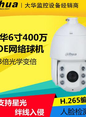 大华400万DH-SD6423-D2P-i全彩云台360智能6寸23倍变焦POE球机AD2