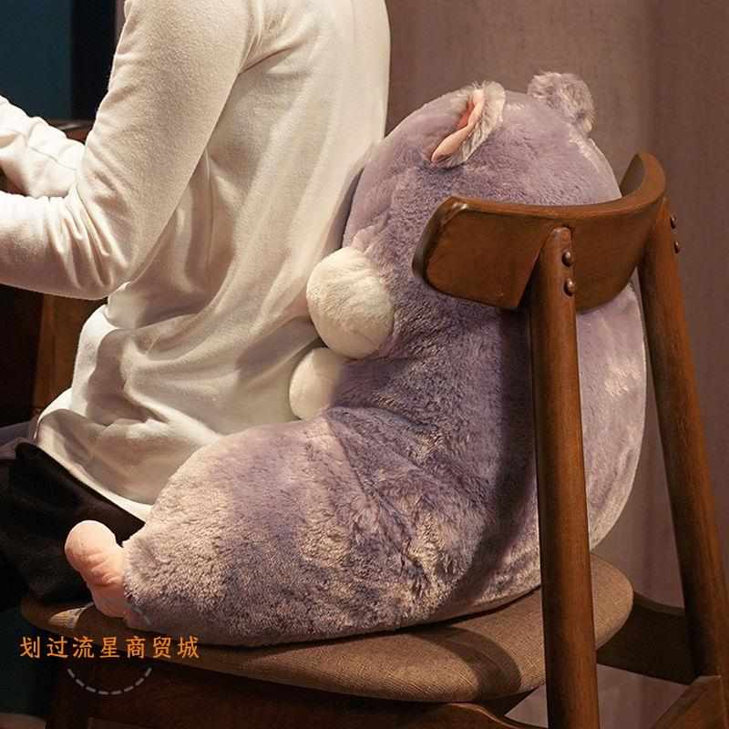 仓鼠抱枕护腰大靠枕床上沙发办公室椅子靠背靠垫腰枕床头宿舍学生