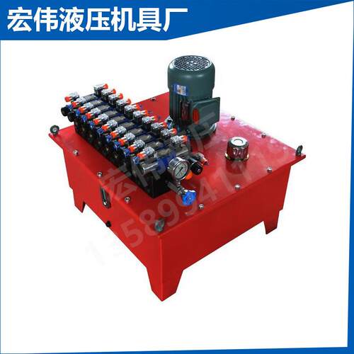 小型63兆帕柱塞式增压泵生产厂家 大流量边立式工程液压油泵站