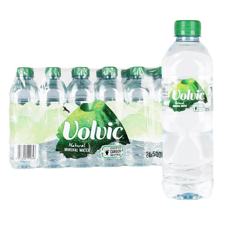 法国Volvic/富维克进口天然矿泉水500ml*24瓶饮用水家庭泡茶水
