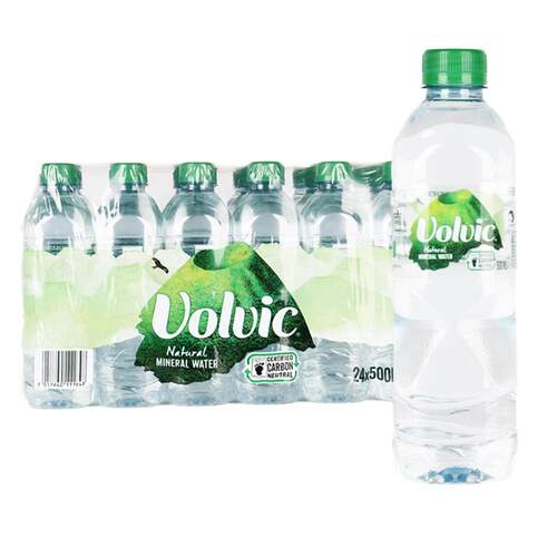 法国Volvic/富维克进口天然矿泉水500ml*24瓶饮用水家庭泡茶水