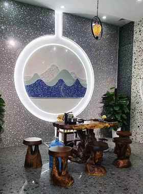 预制无灰色水磨石楼踏步窗台机板厨房石英石大ONE梯板人石造台面