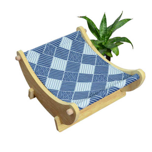 EVA月亮猫窝 四季通用可拆洗实木宠物躺椅睡眠窝猫咪用品Cat Bed