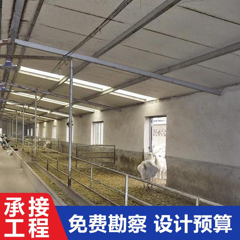 养羊大棚养羊舍农村养殖牛羊大棚建设工程养殖牛棚简易抗风雨
