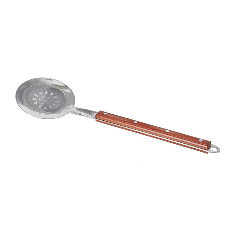 新疆抓饭锅用漏铲加厚不锈钢锅铲羊肉汤大铁勺炒菜铲餐厅防烫勺铲