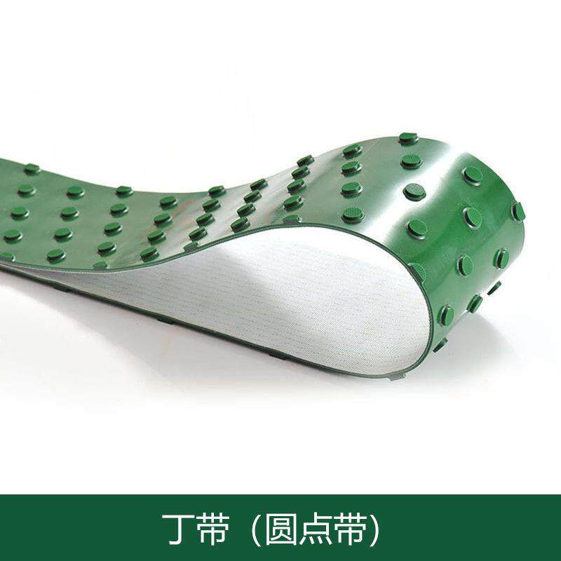PVC绿色轻型平面流水线工业皮带爬坡提升机运输输送带传送平皮带