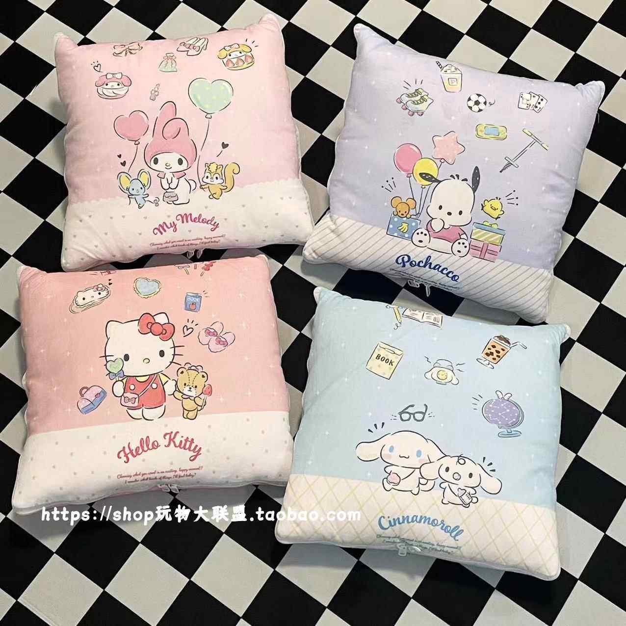 【包邮】可爱卡通小白狗系列多功能二合一抱枕毯子车载靠垫被子,模玩/动漫/周边/娃圈三坑/桌游,动漫水杯/居家/百货,淘宝优惠券,粉丝福利购,淘宝优惠卷