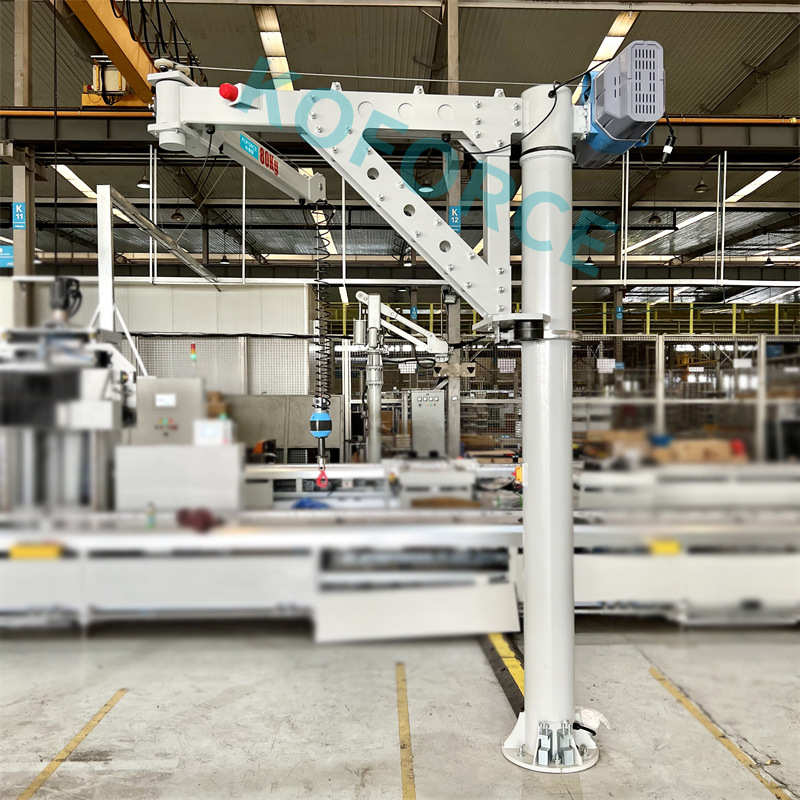 定 制80kg智能平衡折臂式旋臂吊起重机 伺服助力臂提升机easy arm