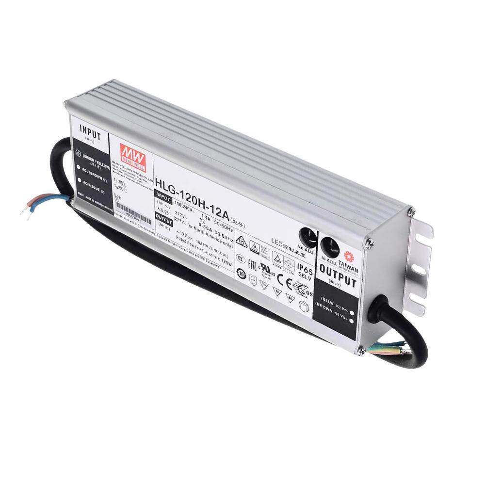 明纬电源 HLG-120H-12B 120WLED高架照明电源
