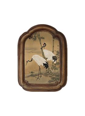 DLF视柜桌面摆件小树电脂书工艺装饰品中古房挂画欧式复古高级感