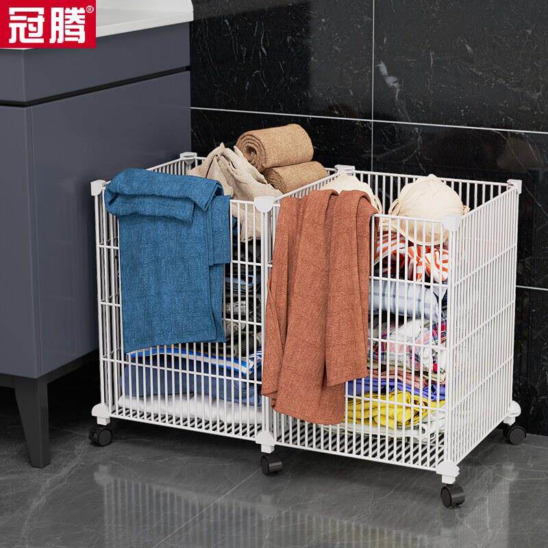 脏衣服的收纳筐带轮可移动家用超大量落地放衣纳物TGL23091收容桶