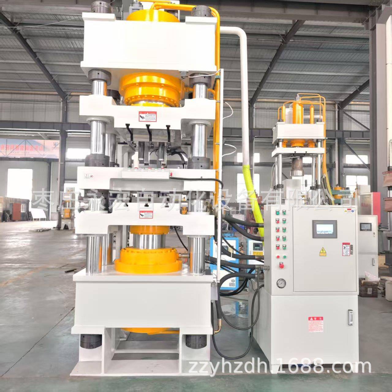 厂家直供400T全自动粉末成型液压机陶瓷粉氧化铝成型机四柱油压机