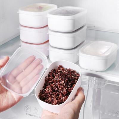 Mixed grain rice portioned freezing boxes, brown rice weight