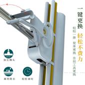 手大号滚轮发包卫生间懒人式 洗平板免海绵棉胶邮拖把拖把大家用批