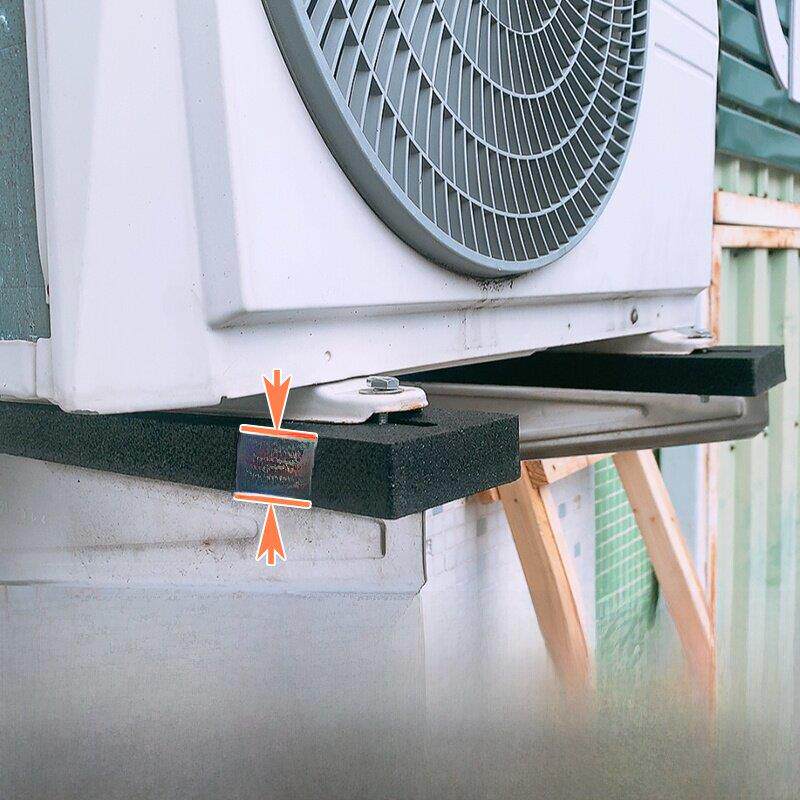 佳奇士空调支架专用加厚减震垫3CM 防震降噪三角架防震胶垫橡胶垫