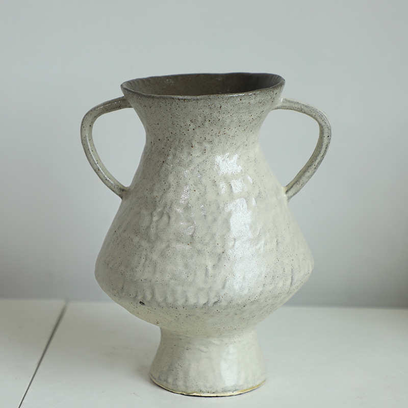 器陶瓷摆件酒店装饰风景德镇空间民寂花瓶陶艺陶罐复古宿侘日式花