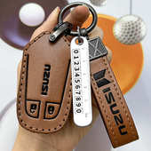 五十铃MUX牧游侠钥匙套专用23款 包扣 新dmax瑞迈铃拓皮卡汽车改装