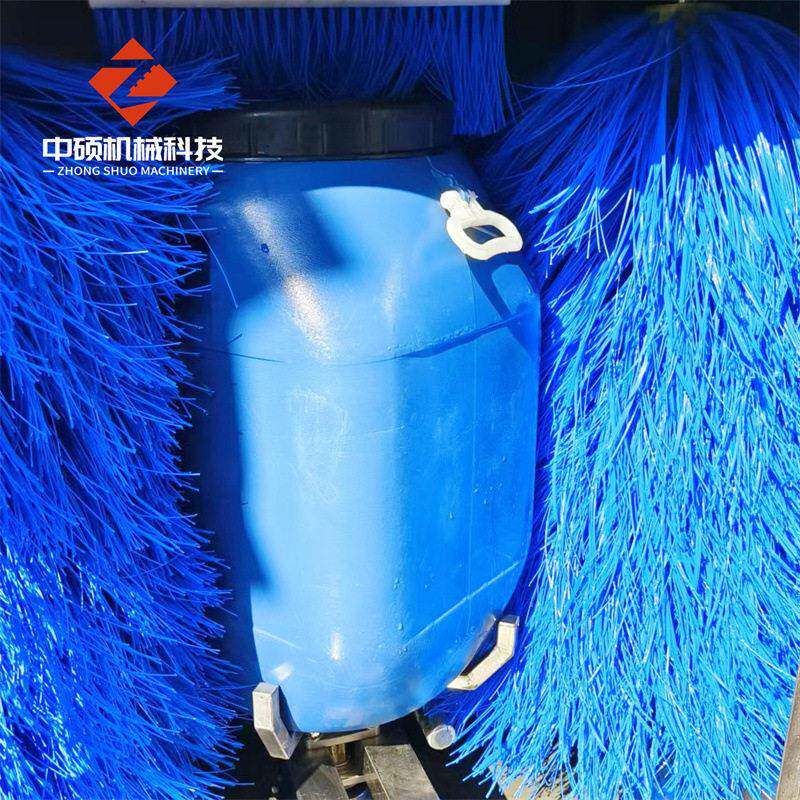 200L工业桶清洗机双工位自动洗桶机工业胶桶压清洗设备