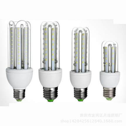 淘宝LED玉米灯U型大功率E27LED4U节能灯管超亮长寿命耐用