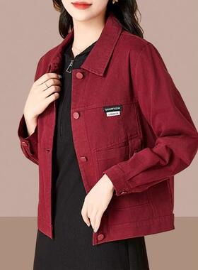 香港TIMO短款宽松薄款牛仔外套女春秋休闲设计感小众夹克流行上衣