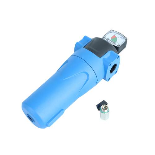 管道过滤器总成（含压差表）手动排水器YF-T-038螺杆式空压机配件