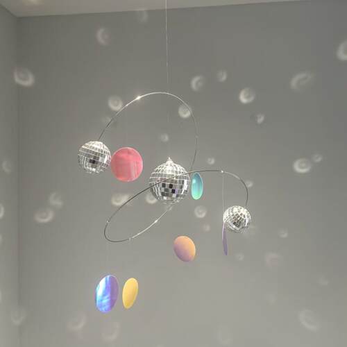 星星夜空反光挂饰阳光捕手星球吊饰宇宙星空幼儿园环创平衡挂饰