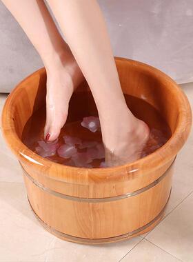 源头工厂EIO?橡木浴泡脚桶家用实木泡脚桶盆足洗脚盆洗盆脚木桶双