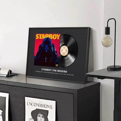 The Weeknd专辑封面海报挂画现代客厅黑胶唱片装饰画欧美音乐周边