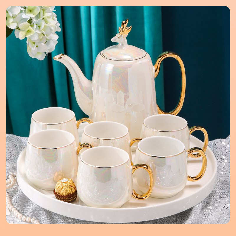 批发茶具奢其他结婚欧式茶壶陶瓷套装水杯茶杯待客轻家用杯子bb4c