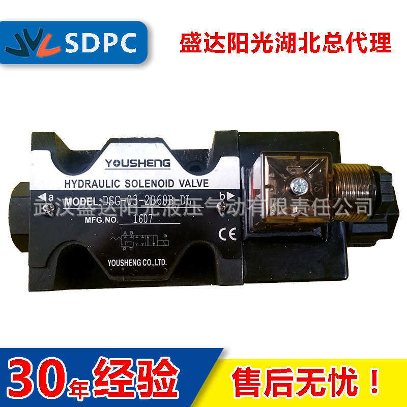 油研 广东 浙江 宏泰 DSG-03-2B60B 液压电磁换向阀 二位四通