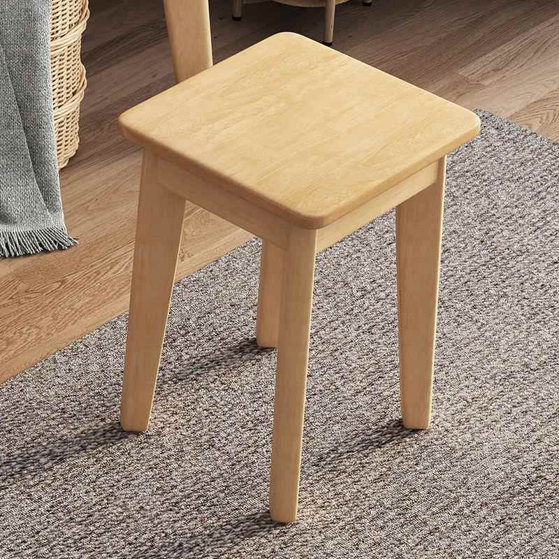 全实木凳子茶桌凳简约妆凳家用板凳客厅餐桌凳方凳网红凳儿童矮凳