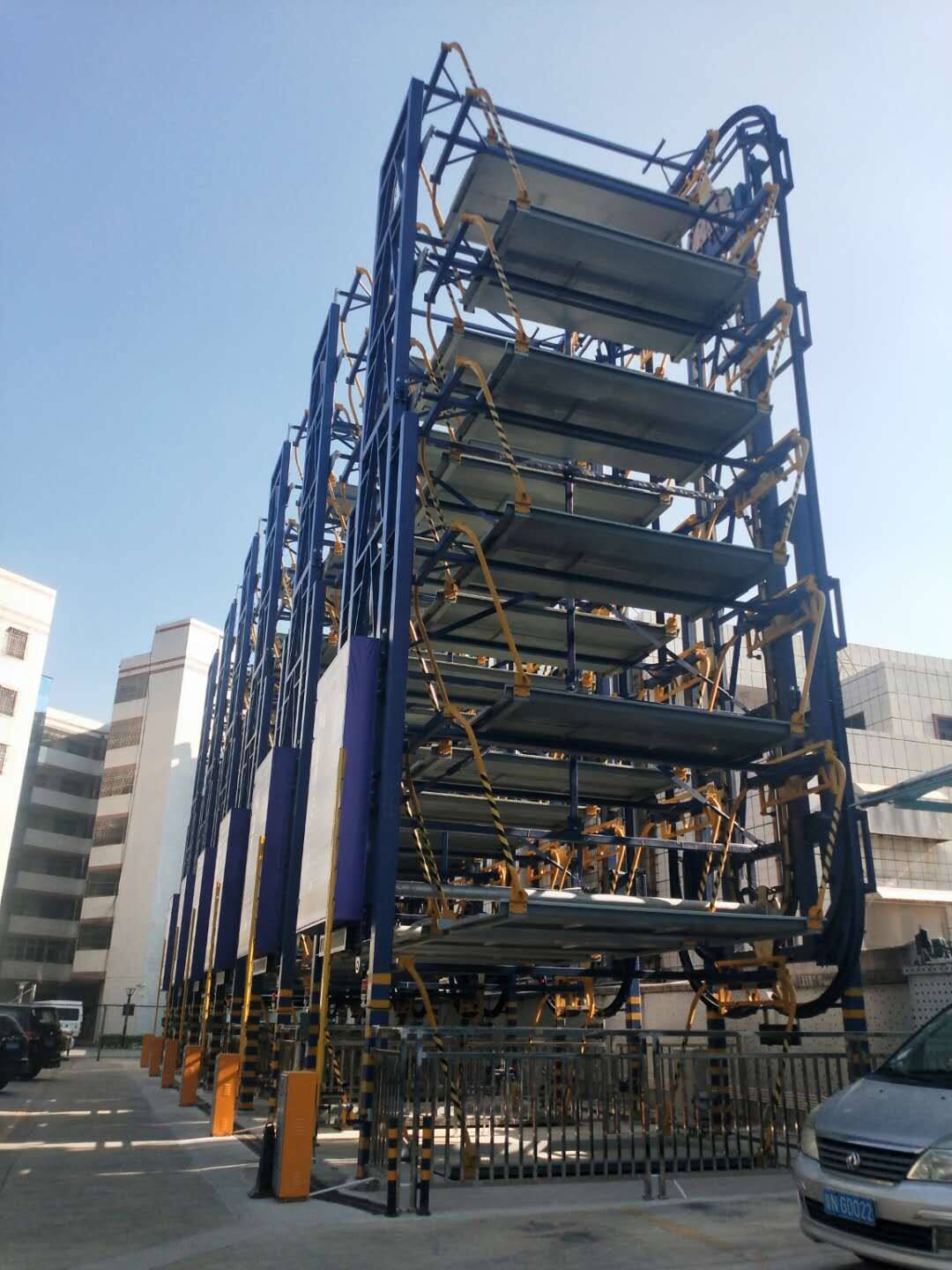 地下室机械停车设备垂直循环立体车库河北智汇