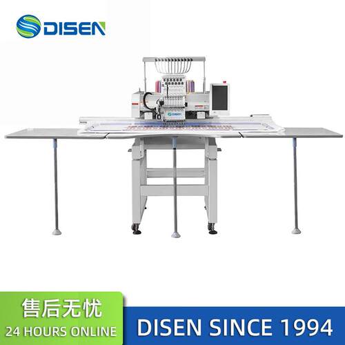 单头全自动电脑绣花机商用多功能金片刺绣机 Embroidery Machine