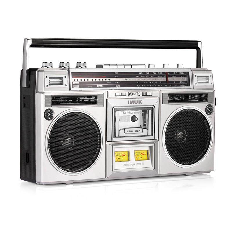 全新立体声录音机录音带机老式怀旧覆古插放机80年代收音机蓝牙音