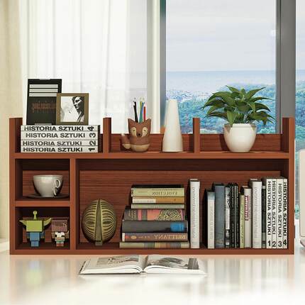 L7简约卧室多层办公室小型小户型窗台整理桌面多功能小书架书柜迷