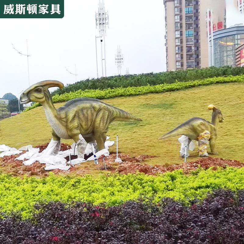 恐龙乐园打造网红景观设计主题公园制作项目承接安装玻璃钢雕塑