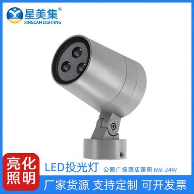 6W12W18W24W公园园林庭院照树灯户外防水LED桥梁投光灯