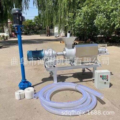 猪牛羊粪便滚筒筛微滤分离机猪粪干湿分离机干湿固液分离机台县