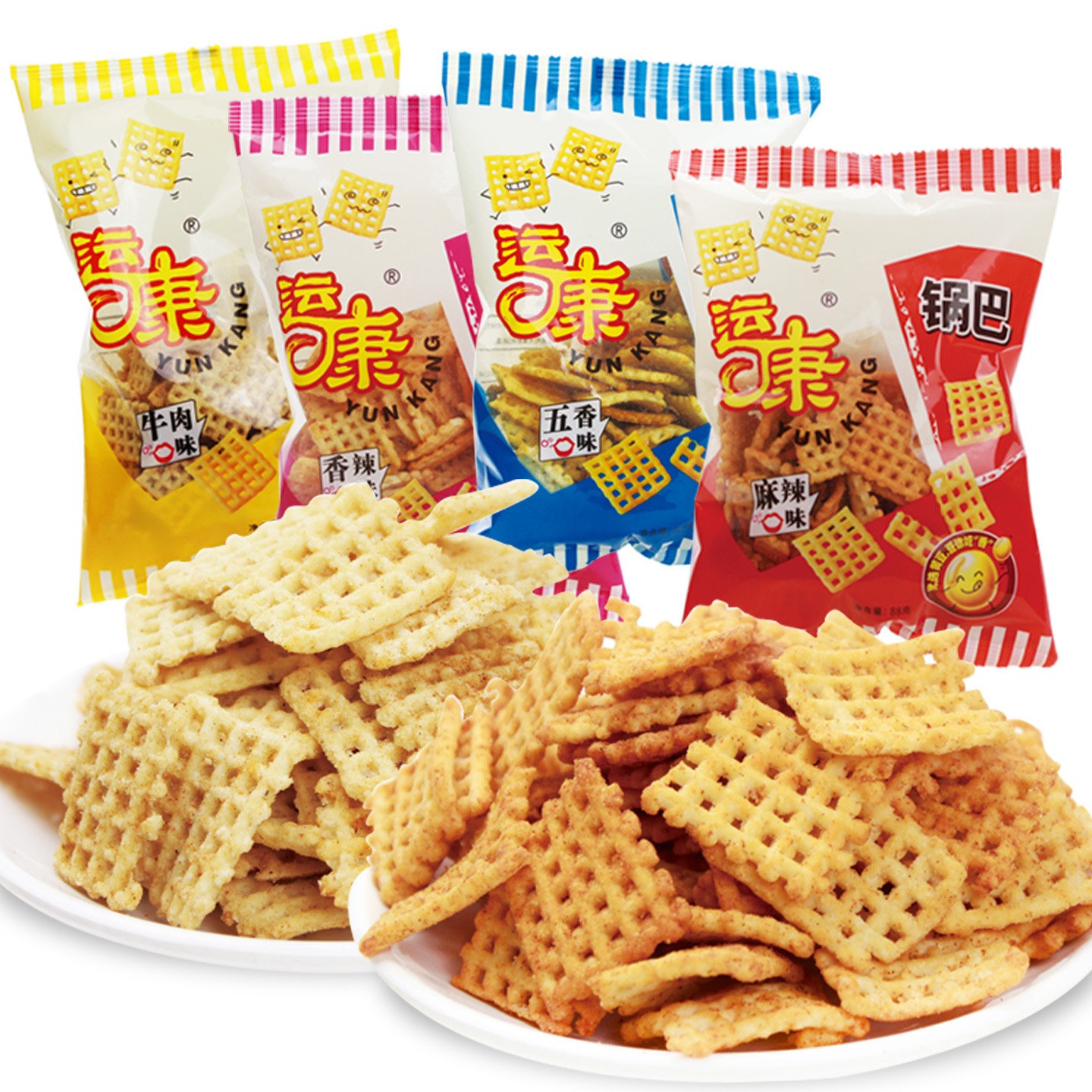 运康锅巴88克大米锅巴办公室零食解馋超好吃怀旧休闲食品山西运城