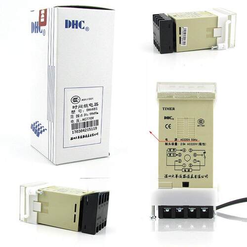 温州大华Dhc Dh48S数显时间继电器0.01S-99H99M电源延时1台AI